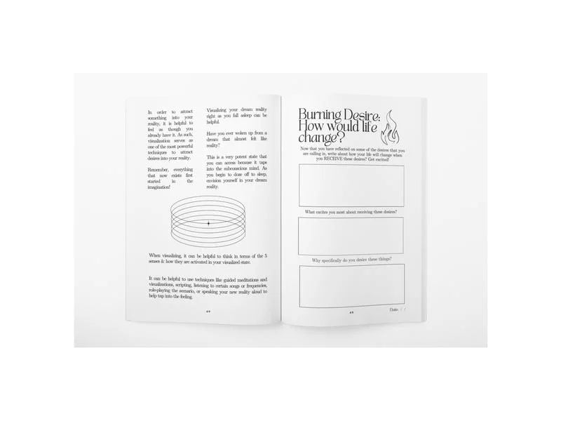 The Miracle Journal – Manifestation Notebook for Gratitude, Affirmations & Goal Setting