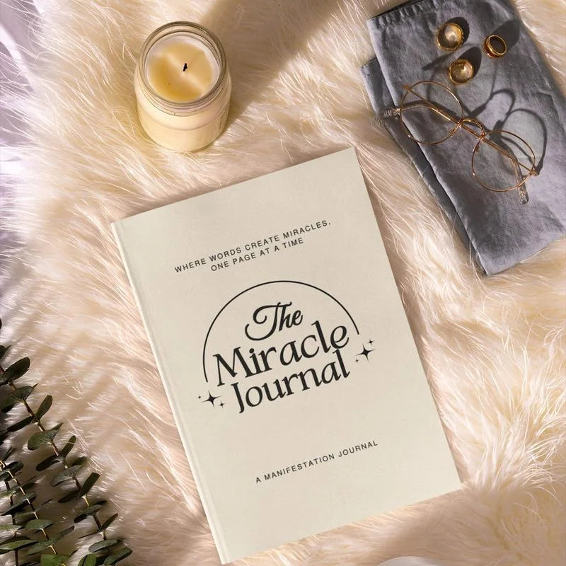 The Miracle Journal – Manifestation Notebook for Gratitude, Affirmations & Goal Setting