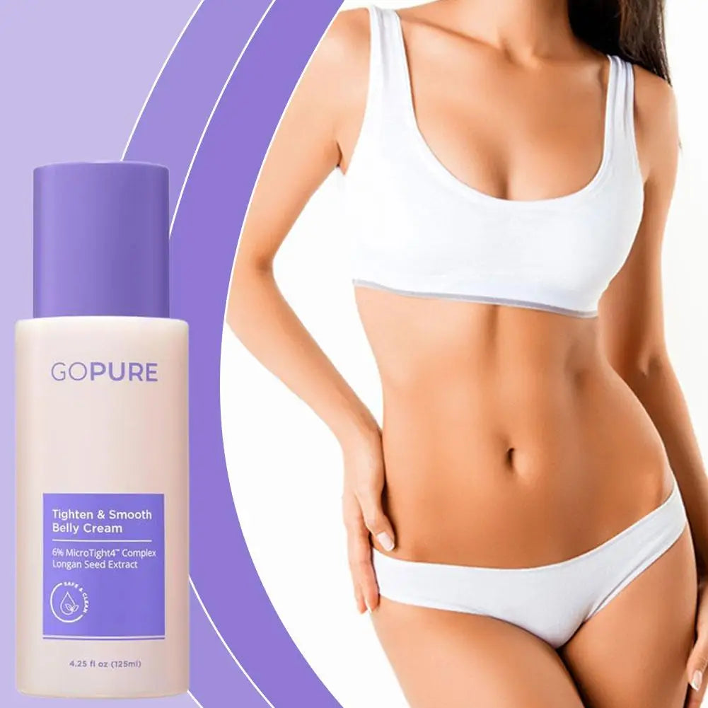 GOPURE Tighten & Smooth Belly Cream - Mild Nourishing Body Lotion Gently Care For Postpartum Abdominal Loose Skin