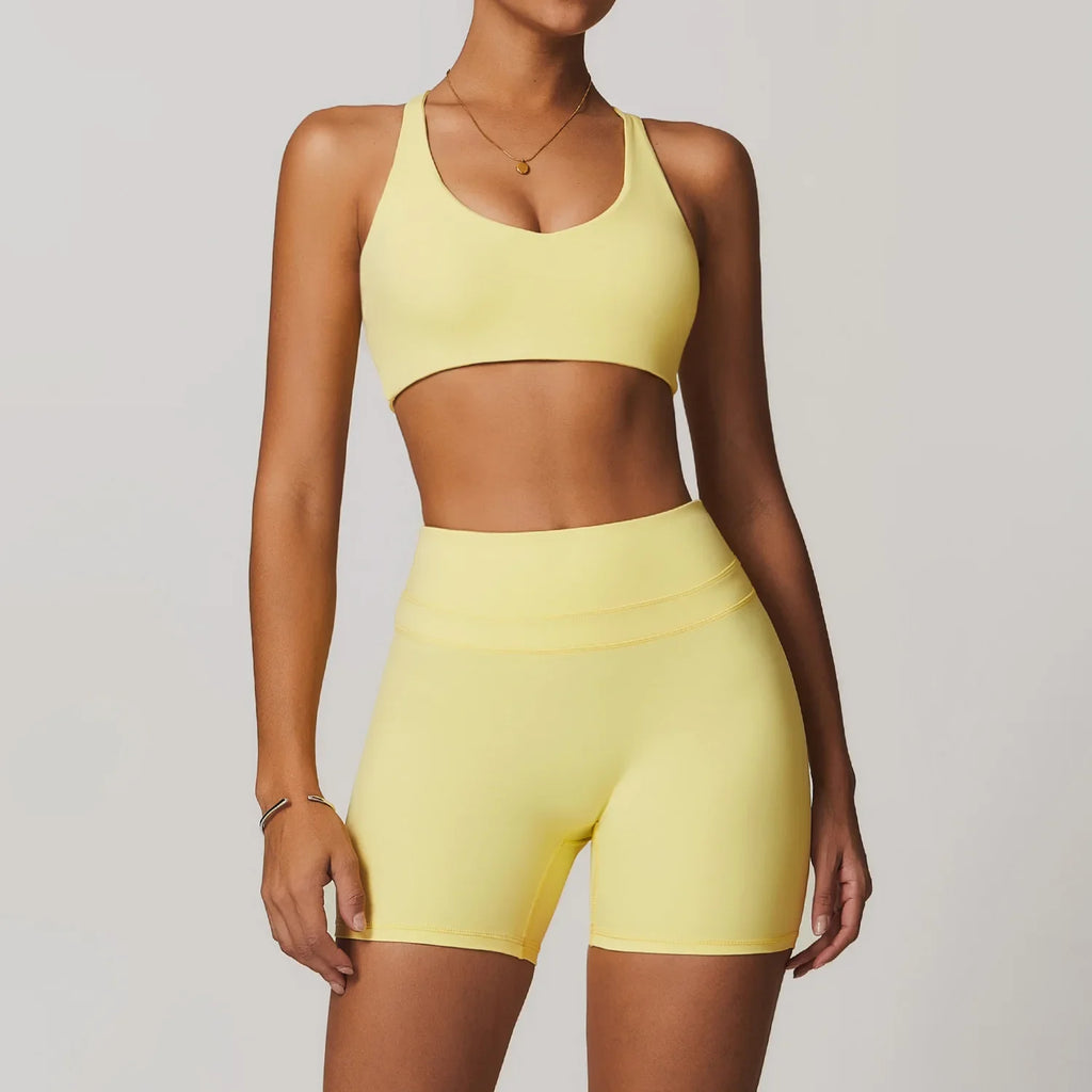 Belora Seamless Sportswear Women Yoga Sets Quick-Dry