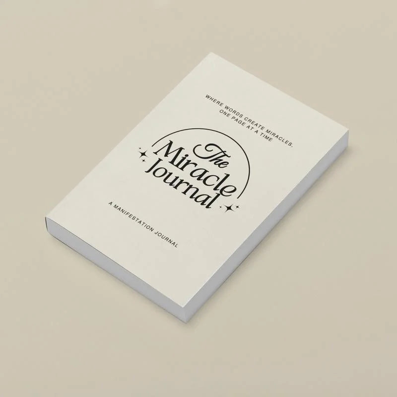 The Miracle Journal – Manifestation Notebook for Gratitude, Affirmations & Goal Setting